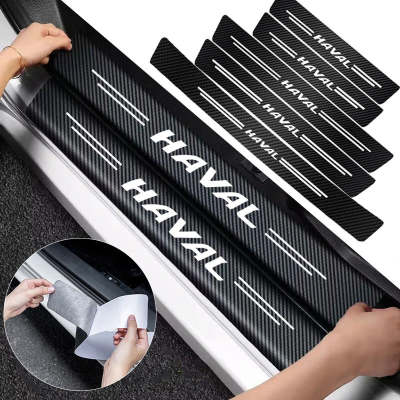Crepe Pan Carbon - 1/4/5 Piezas Protector de Umbral de