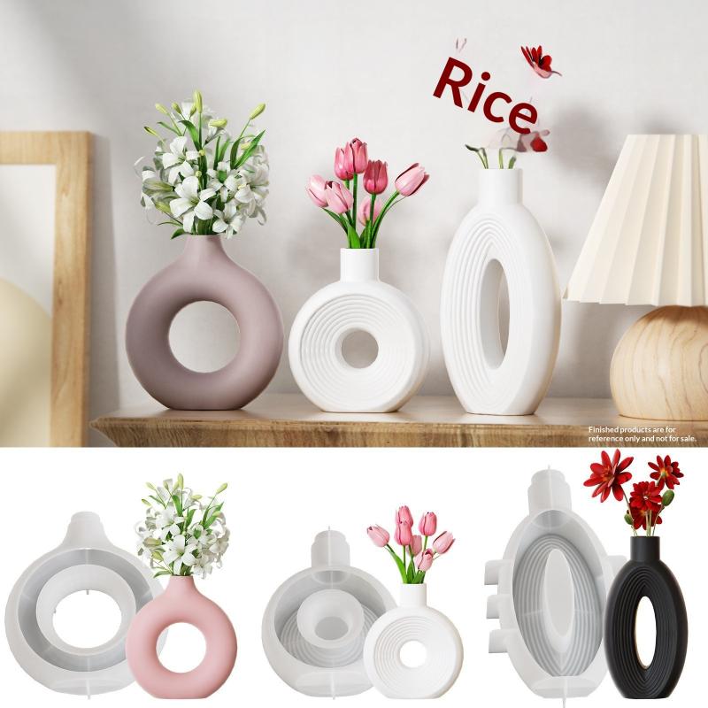 Donut Mold Silicone - Molde de Silicona para Florero en