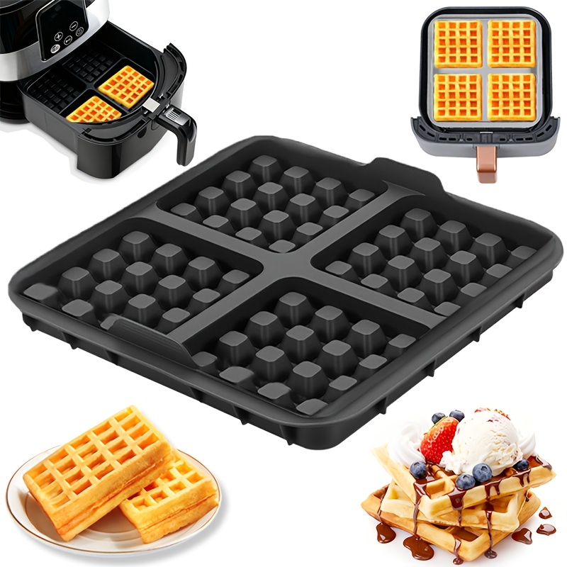 Egg Waffle Pan - Molde Cuadrado para Waffles, Sartén Antiadherente