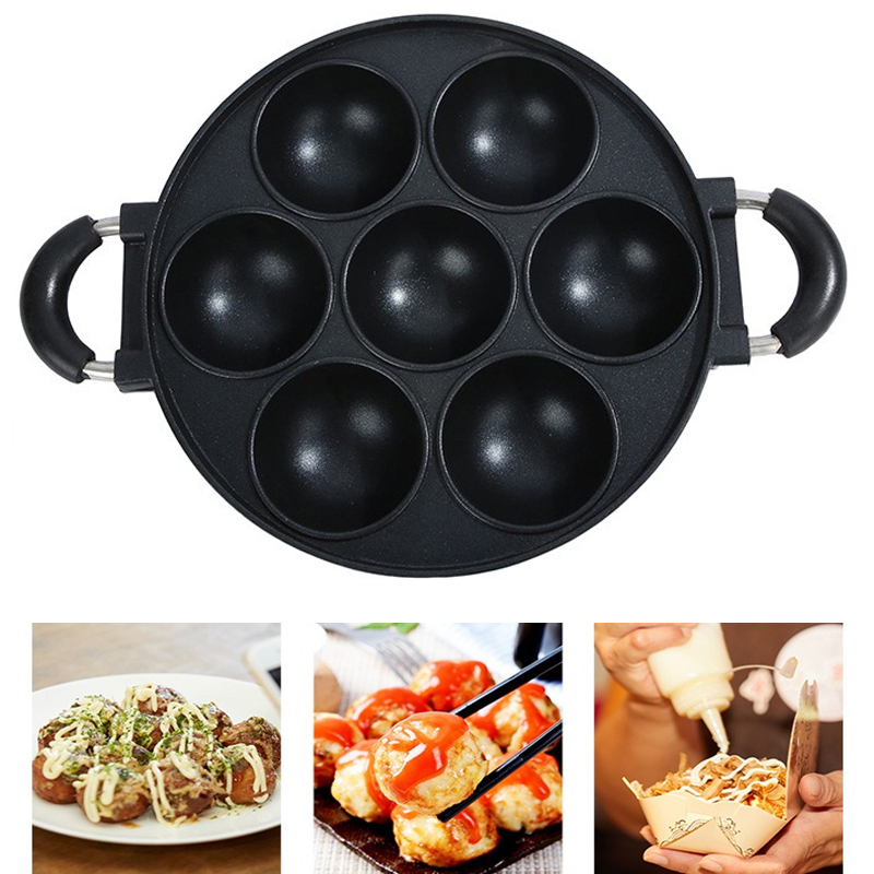 Egg Waffle Pan - Sartén para cocinar pasteles de 7