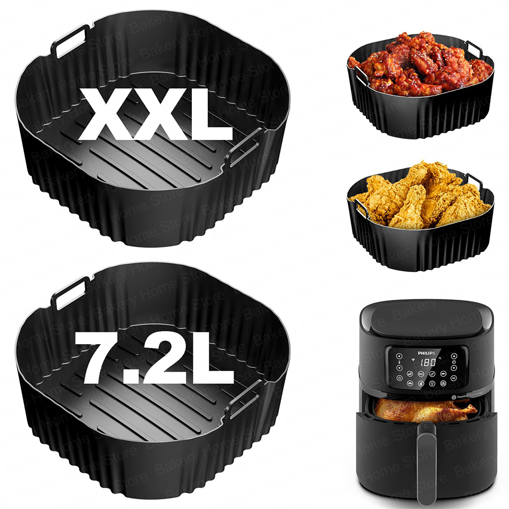 Philips Air Fryer Airfryer Xxl - Molde de silicona para freidora de