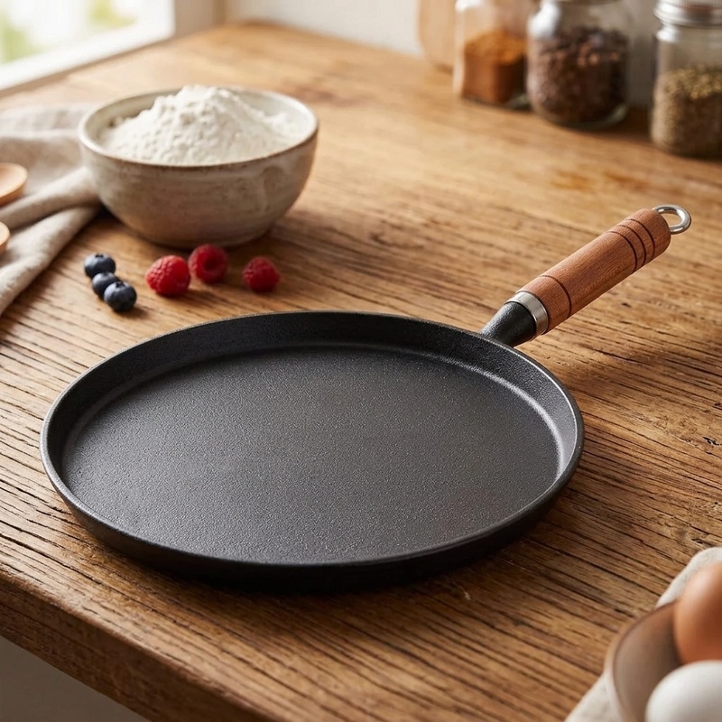Sartén de hierro fundido de 20 - Egg Waffle Pan reseña y precio