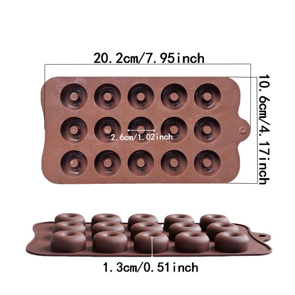 1 molde de silicona antiadhere - Donut Mold Silicone reseña y precio