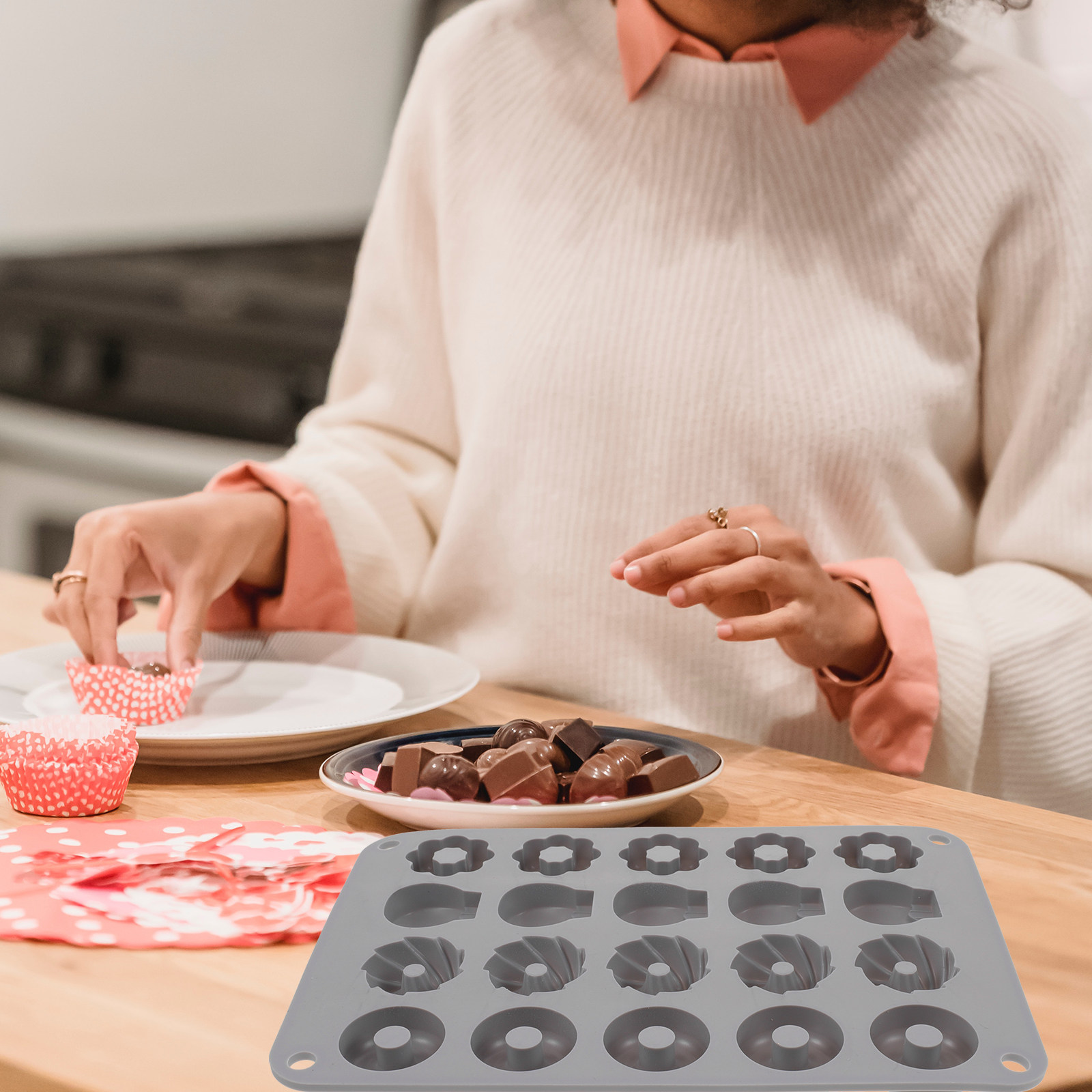 Molde de Silicona para Mini Do - Donut Mold Silicone reseña y precio