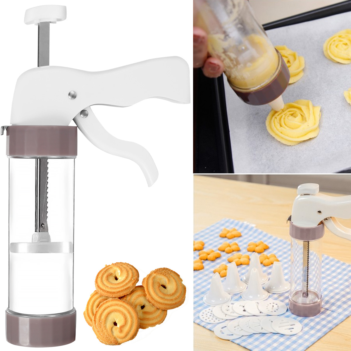 Juego de prensa de galletas, K - Churros Maker Gun reseña y precio